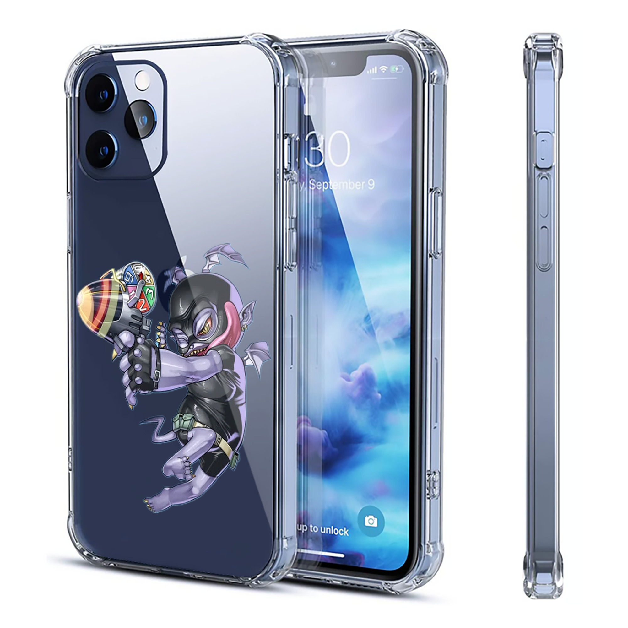 （画像用） 遊☆戯☆王 Yu-Gi-Oh! 【iPhone 12シリーズ対応】透明スマホケース（クリアソフトケース）